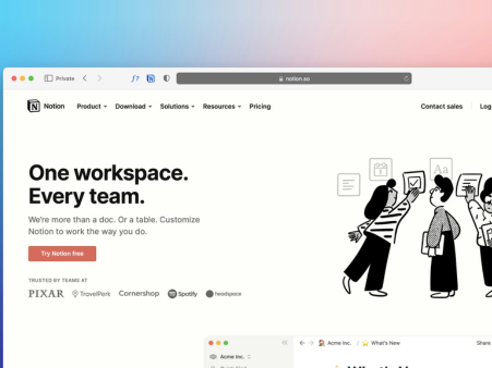 website design visuals